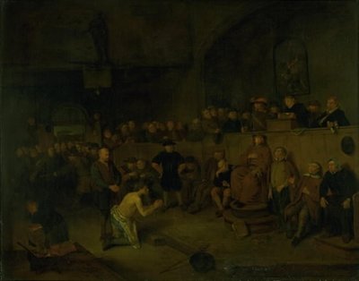 Ein Prozess von Egbert van I Heemskerck