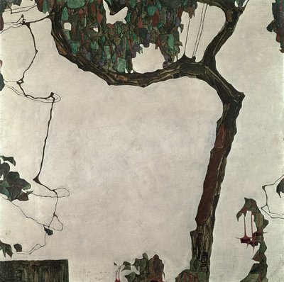 Herbstbaum, 1909 von Egon Schiele