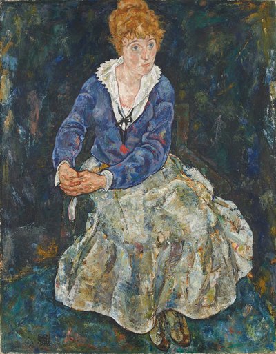 Bildnis der Frau des Künstlers, Edith Schiele von Egon Schiele