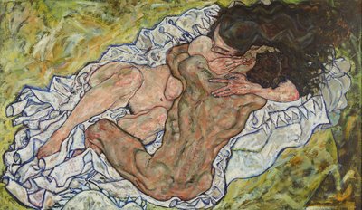 Die Umarmung von Egon Schiele