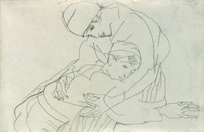 Umarmung, 1914 von Egon Schiele