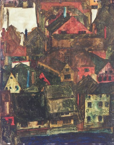 Krumau, 1911 von Egon Schiele