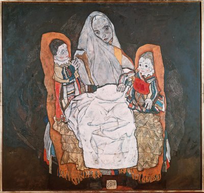 Mutter mit ihren zwei Kindern, III von Egon Schiele