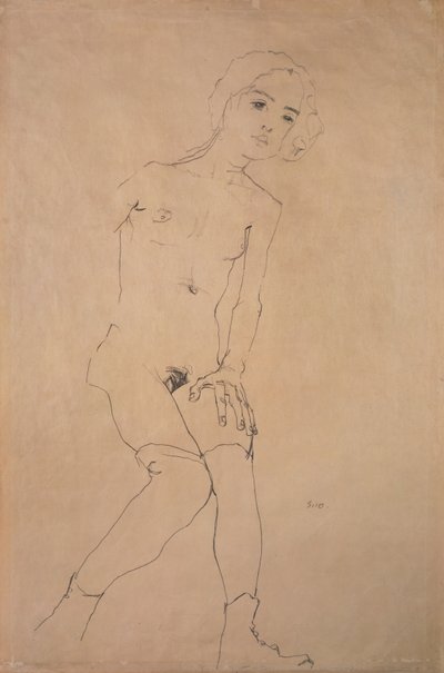 Akt, 1910 von Egon Schiele