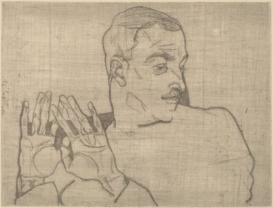 Porträt von Arthur Roessler von Egon Schiele