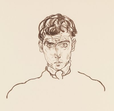 Porträt von Paris von Gütersloh von Egon Schiele