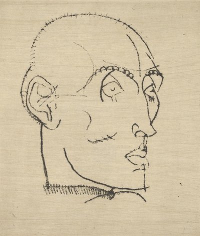 Porträt eines Mannes, 1914 von Egon Schiele