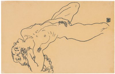 Liegender Akt, 1918 von Egon Schiele