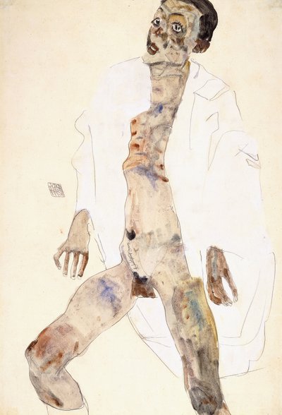 Stehender Mann von Egon Schiele