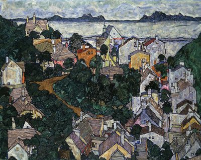 Sommerlandschaft von Egon Schiele