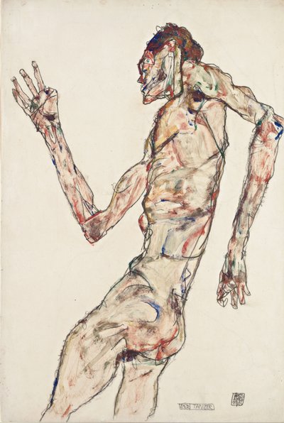 Die Tänzerin, 1913 von Egon Schiele