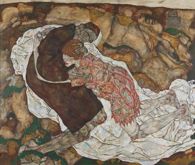 Tod und Mädchen von Egon Schiele