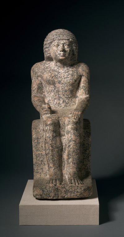 Sitzende Statue von Nykara, 2408-2377 v. Chr. von Egyptian 5th Dynasty