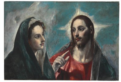 Christus nimmt Abschied von seiner Mutter von El Greco
