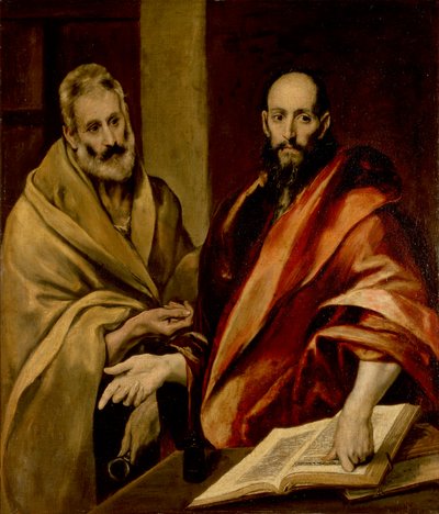 Die Apostel Petrus und Paulus von El Greco
