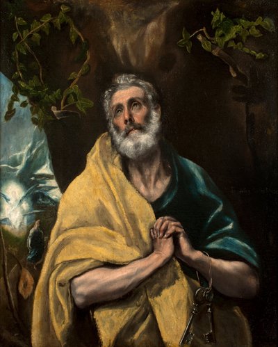 Heiliger Petrus in Tränen von El Greco