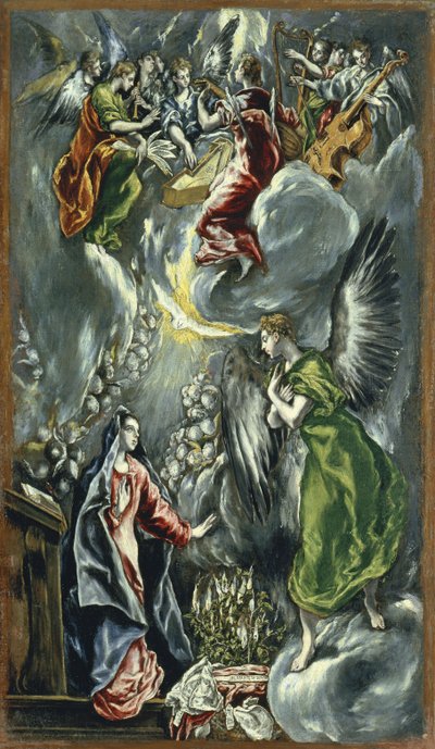 Die Verkündigung, ca. 1596-1600 von El Greco