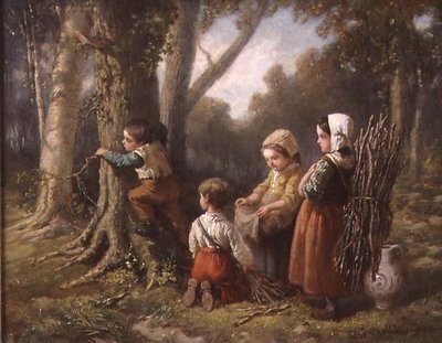 Holz sammeln von Elchanon Verveer