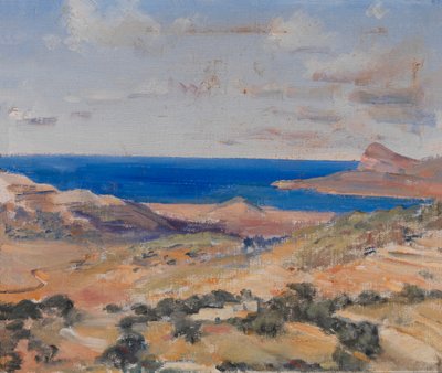 Küste mit blauem Meer von Eleanor Harris