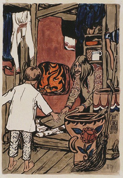 Illustration zu Die Geschichte von Synko-Philipko von Elena Dmitryevna Polenova