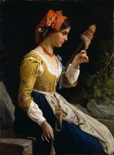 Spinnerin von Eleuterio Pagliano