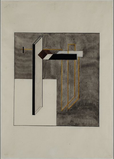 Proun 4B von Eliezer Markowich Lissitzky