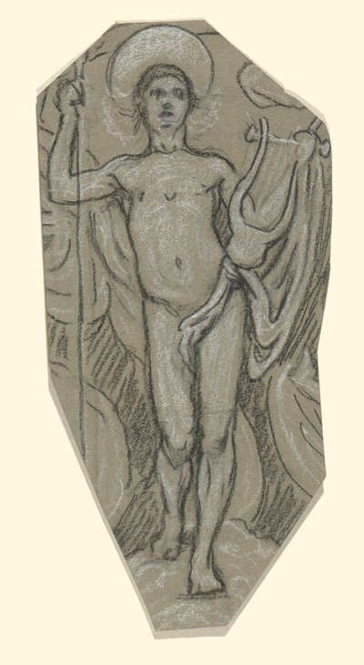 Studie für Apollo von Elihu Vedder