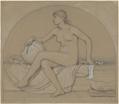 Studie für "Astronomie" von Elihu Vedder