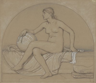 Studie für Astronomie, 1892 von Elihu Vedder