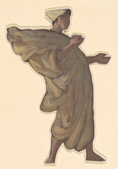 Studie für "Griechische Mädchen beim Baden" von Elihu Vedder