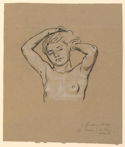 Studie für "Venus" von Elihu Vedder