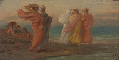 Die Musikgesellschaft, ca. 1875 von Elihu Vedder