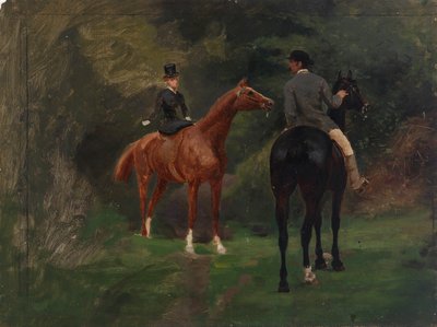 Figuren zu Pferd von Eliphalet Fraser Andrews