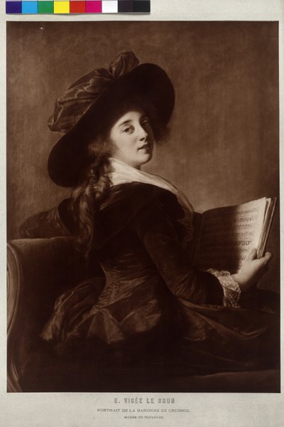 Baronne de Crussol von Elisabeth Louise Vigee Lebrun