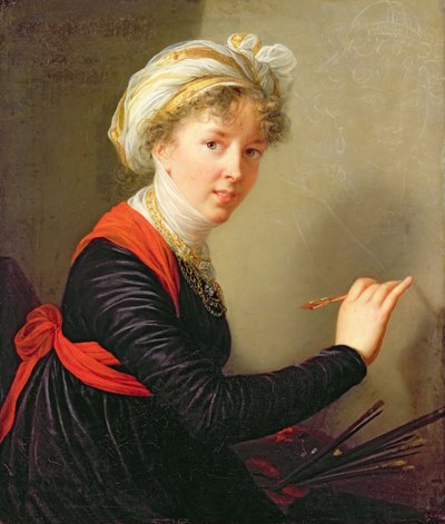 Selbstporträt (1800) von Elisabeth Louise Vigee Lebrun