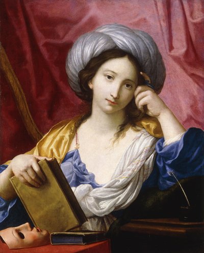 Melpomene, die Muse der Tragödie von Elisabetta Sirani