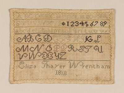 Muster von Eliza Thayer Wrentham