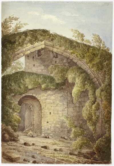 Innenansicht von Conway Castle von Elizabeth Murray