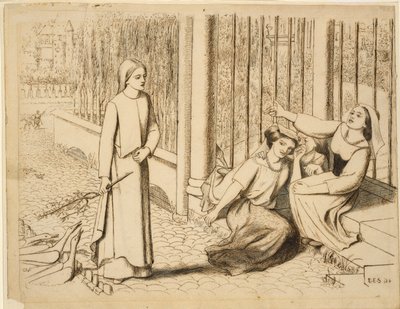 Pippa Passes, 1854 von Elizabeth Siddal