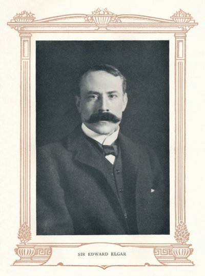 Sir Edward Elgar von Elliott and Fry