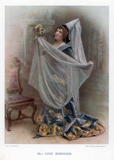 Esme Beringer, britische Schauspielerin, 1901 von Ellis and Walery