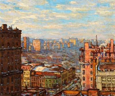Central Park von der Carnegie Hall von Elmer Livingston MacRae