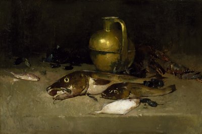 Stillleben mit Fisch von Emil Carlsen