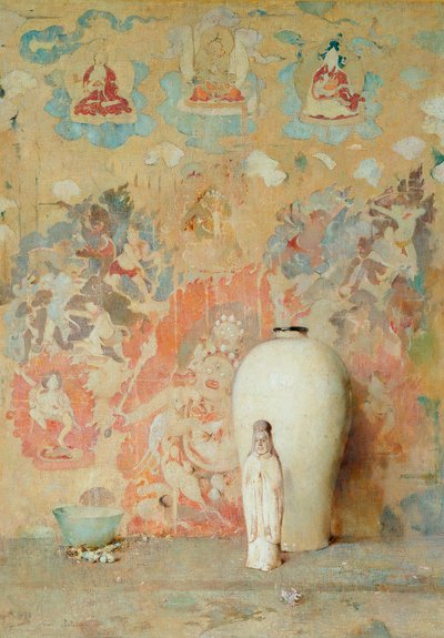 Das Bild aus Tibet, ca. 1920 von Emil Carlsen
