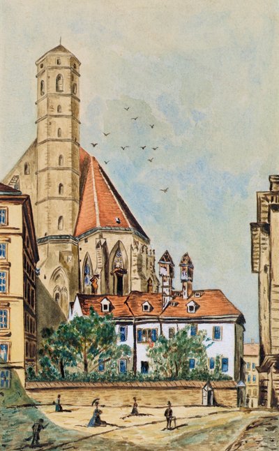 Die Minoritenkirche in Wien von Emil Hütter