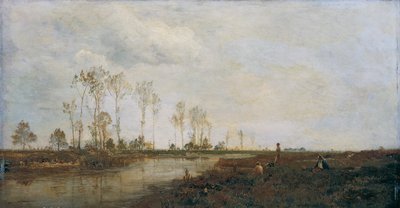 An der Thaya bei Lundenburg I von Emil Jakob Schindler