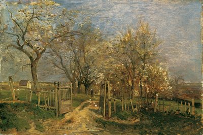 Frühling in Hacking von Emil Jakob Schindler