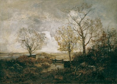 Herbstlandschaft am Fluss von Emil Jakob Schindler