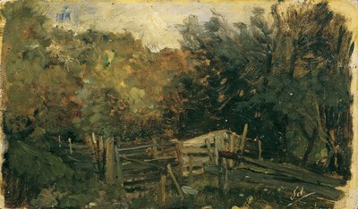Naturstudie aus Goisern von Emil Jakob Schindler