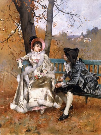 Das Rendezvous von Emile August Pinchart